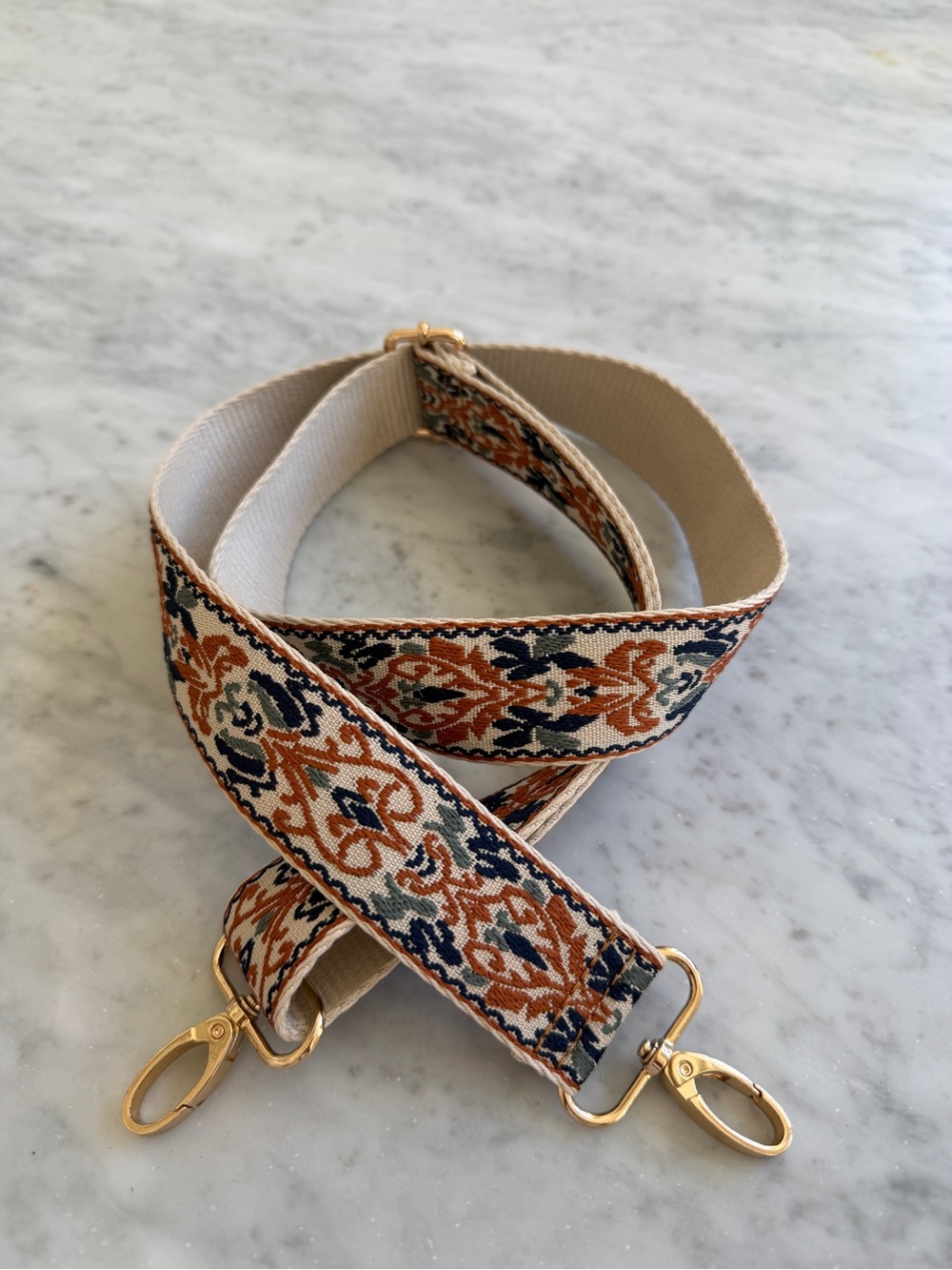 Adjustable Cotton tapestry boho Crossbody Strap